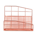 Comix Office Supplies Desk Organization Acessórios de 3 slot Metal Wire Mail Mesh Mesh Copo Organizador